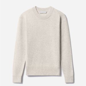 Everlane cashmere crew, canvas, small